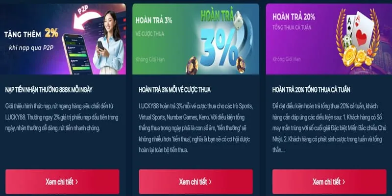 Thưởng nạp tiền hàng ngày/tuần cho game bắn cá